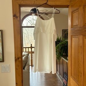 Vero Moda spaghetti strap dress with shoulder cutouts.